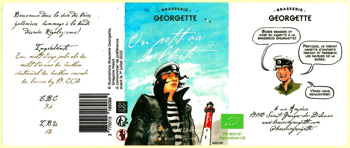 etiquette BRASSERIE GEORGETTE 15