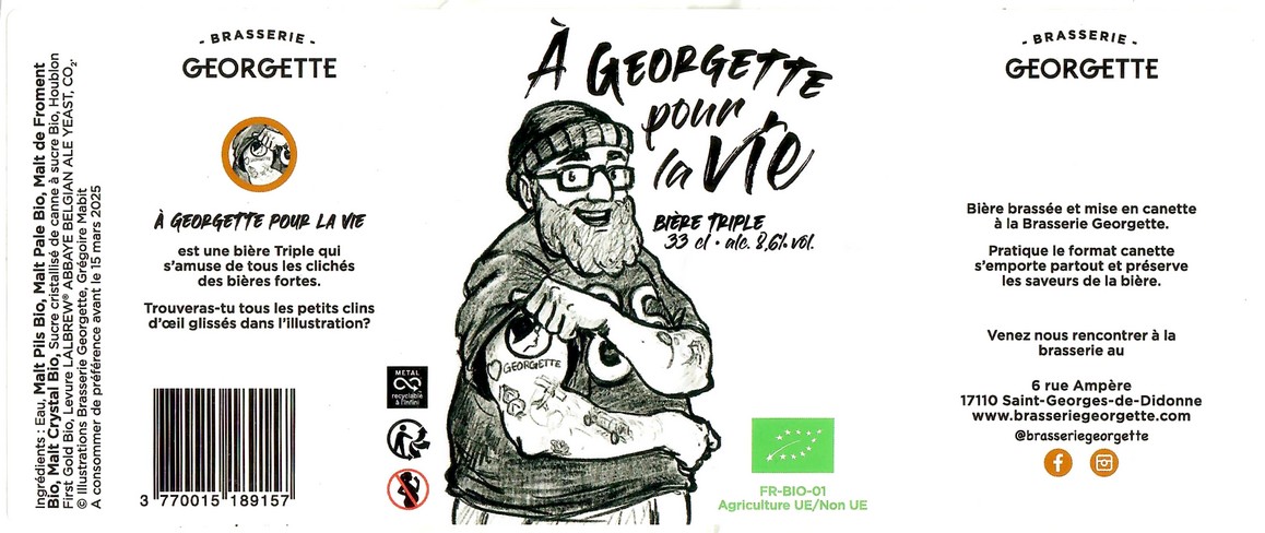 Etiquette BRASSERIE GEORGETTE 17