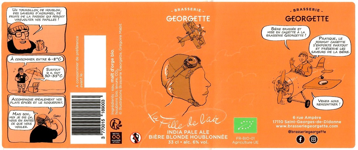 Etiquette BRASSERIE GEORGETTE 18