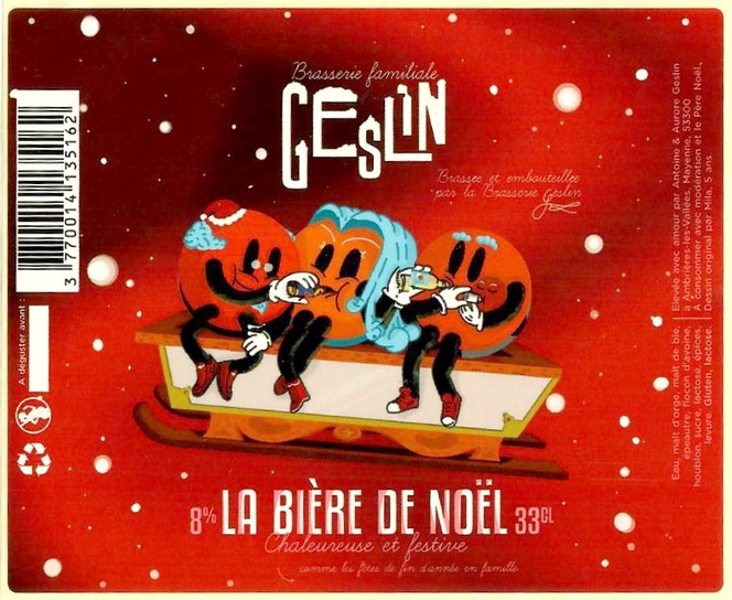 Etiquette BRASSERIE GESLIN 09
