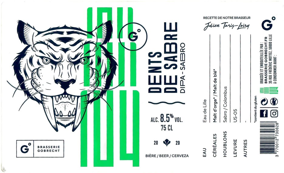 Etiquette BRASSERIE GOBRECHT 05