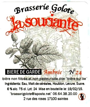 etiquette BRASSERIE GOLOTE 19