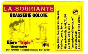 etiquette BRASSERIE GOLOTE 20