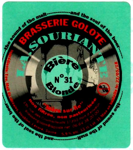 etiquette BRASSERIE GOLOTE 25