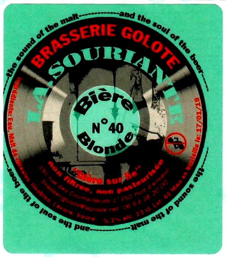 etiquette BRASSERIE GOLOTE 28