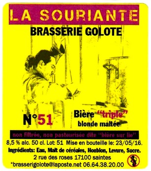 etiquette BRASSERIE GOLOTE 32