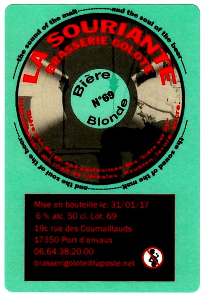 etiquette BRASSERIE GOLOTE 34