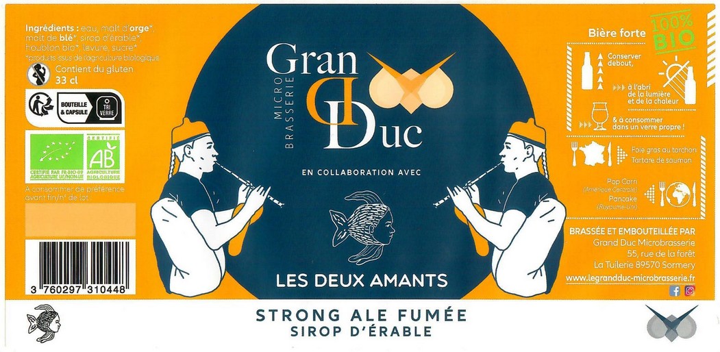 Etiquette BRASSERIE GRAND DUC 11