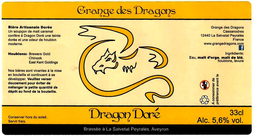 etiquette BRASSERIE GRANGE DES DRAGONS 03