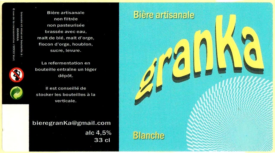 Etiquette BRASSERIE GRANKA 01