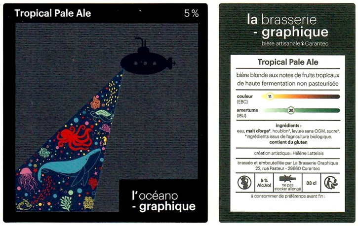 Etiquette BRASSERIE GRAPHIQUE 02