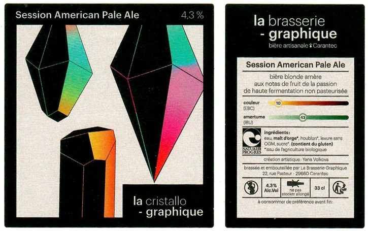 Etiquette BRASSERIE GRAPHIQUE 03