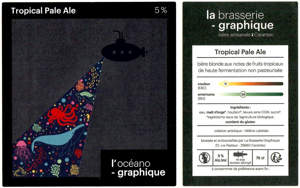 Etiquette BRASSERIE GRAPHIQUE 05