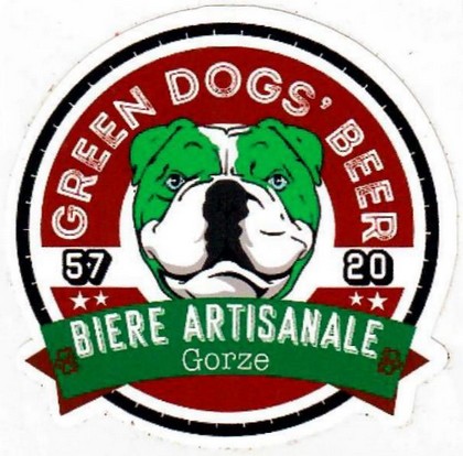 Etiquette BRASSERIE GREEN DOGS BEER 02