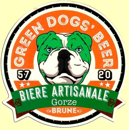 Etiquette BRASSERIE GREEN DOGS BEER 03