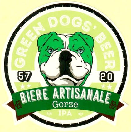 Etiquette BRASSERIE GREEN DOGS BEER 04