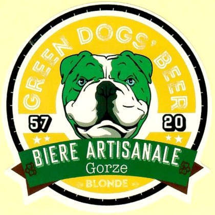 Etiquette BRASSERIE GREEN DOGS BEER 05