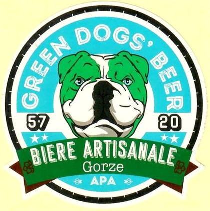 Etiquette BRASSERIE GREEN DOGS BEER 07