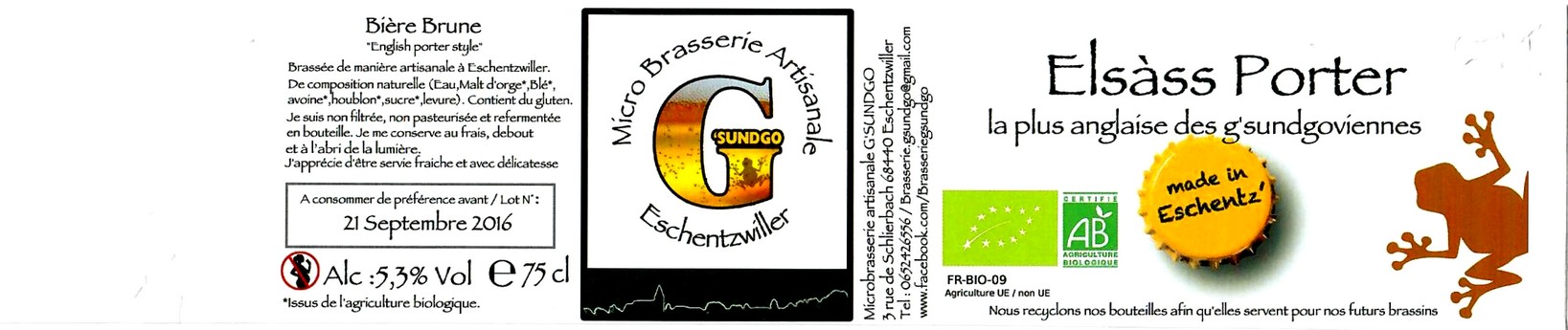 etiquette BRASSERIE GSUNGO 12