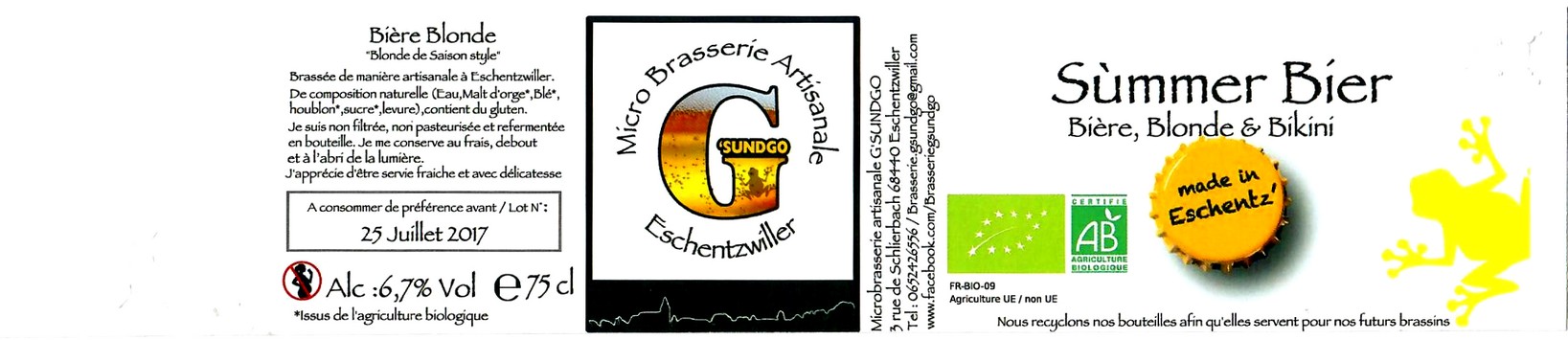 etiquette BRASSERIE GSUNGO 21