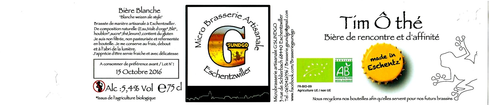 etiquette BRASSERIE GSUNGO 23