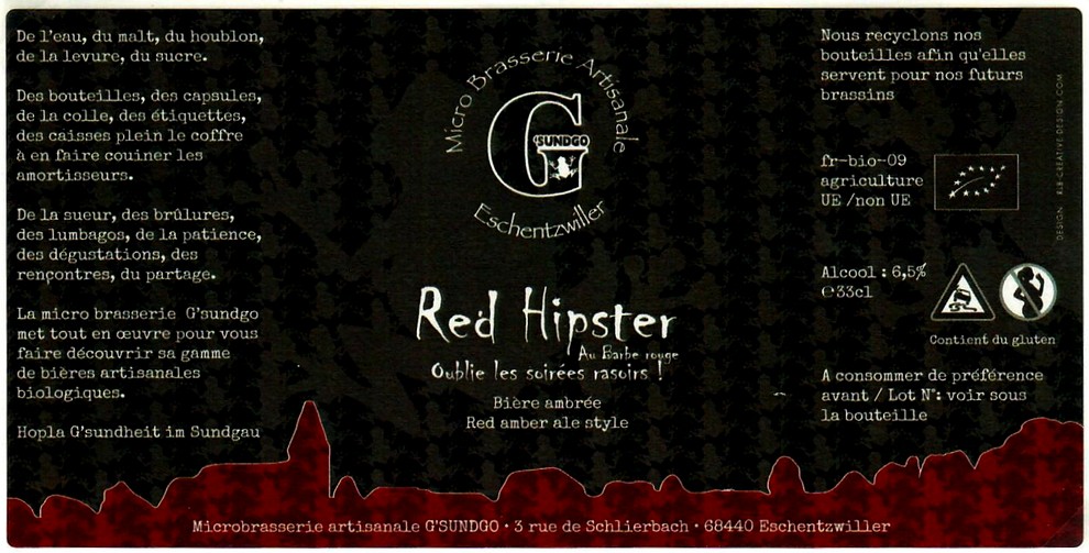 etiquette BRASSERIE GSUNGO 29