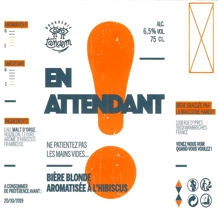 etiquette BRASSERIE HABERT 01