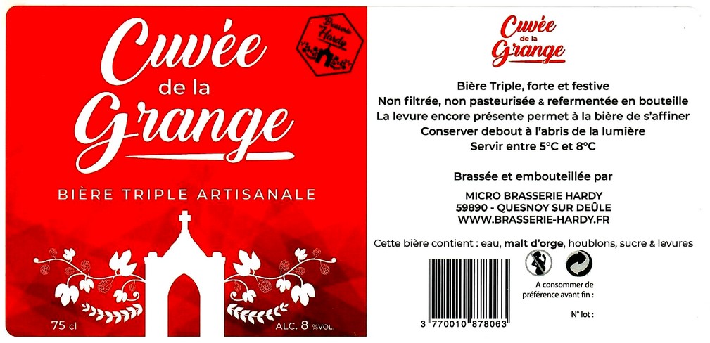 etiquette BRASSERIE HARDY 06