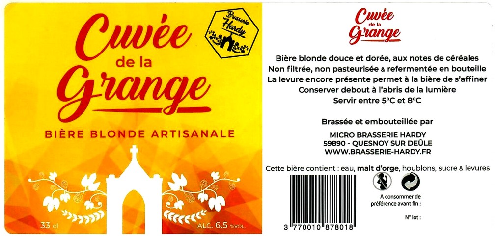 etiquette BRASSERIE HARDY 08