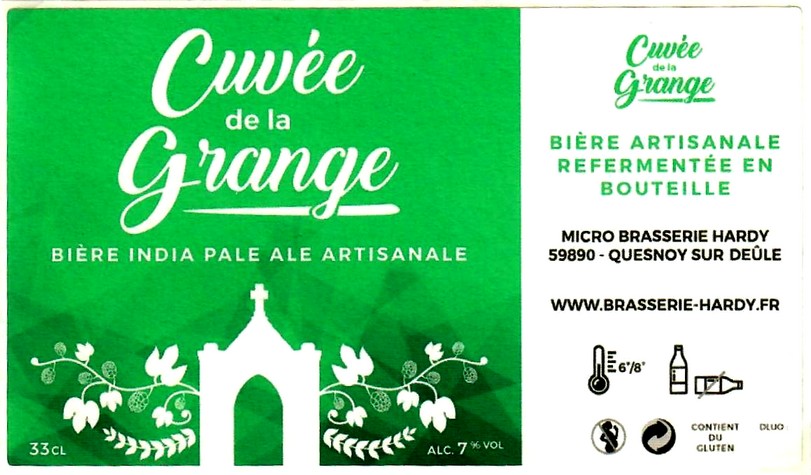 etiquette BRASSERIE HARDY 10