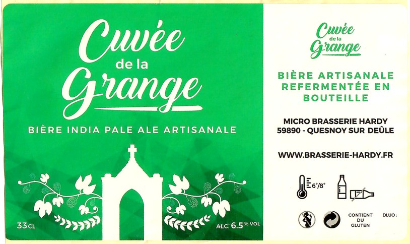 Etiquette BRASSERIE HARDY 23