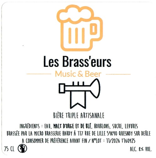 Etiquette BRASSERIE HARDY 28