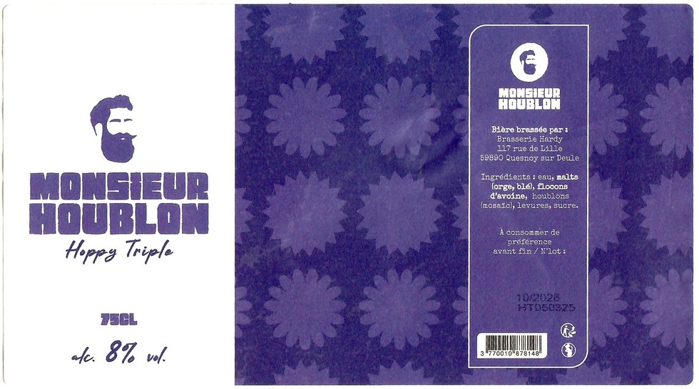 Etiquette BRASSERIE HARDY 35