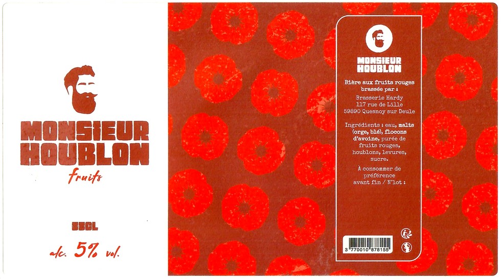 Etiquette BRASSERIE HARDY 37