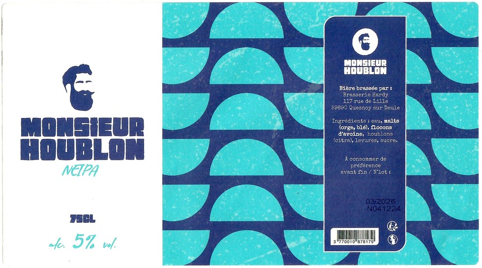 Etiquette BRASSERIE HARDY 38