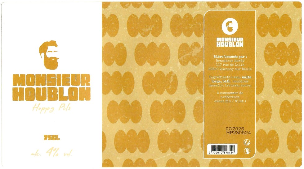 Etiquette BRASSERIE HARDY 39