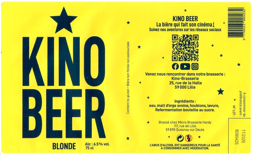 Etiquette BRASSERIE HARDY 41