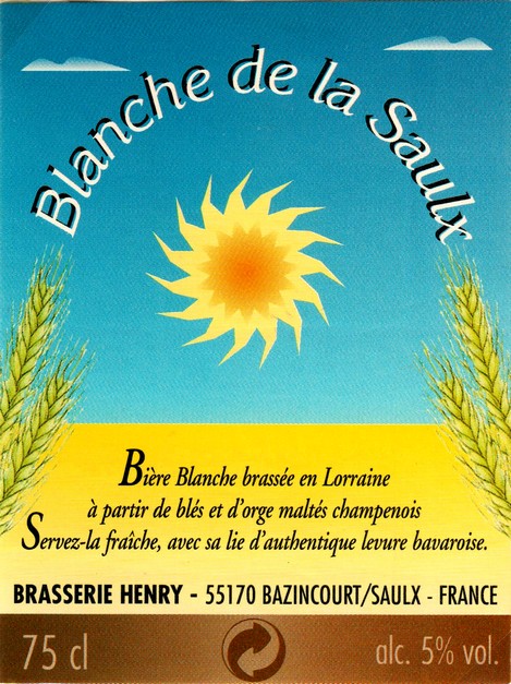 etiquette BRASSERIE HENRY 01