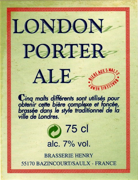 etiquette BRASSERIE HENRY 05