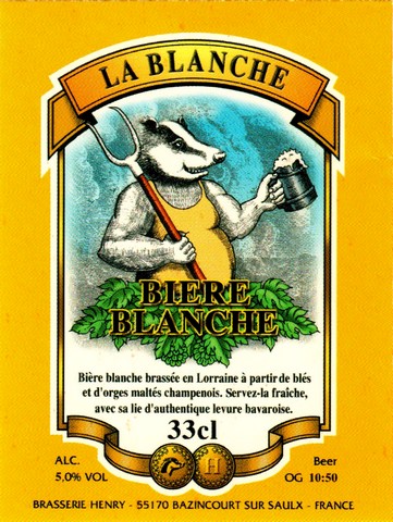 etiquette BRASSERIE HENRY 10