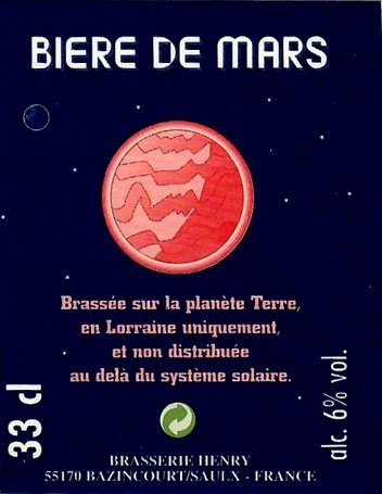 etiquette BRASSERIE HENRY 21