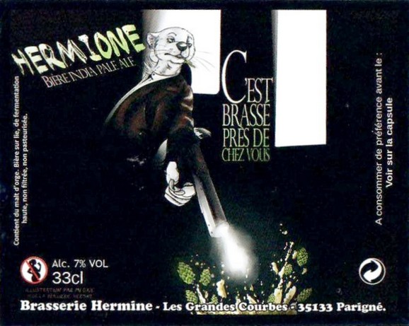 Etiquette BRASSERIE HERMINE 12
