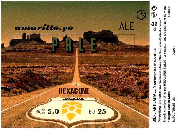 Etiquette BRASSERIE HEXAGONES & ALES 05
