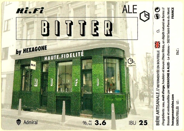 Etiquette BRASSERIE HEXAGONES & ALES 06