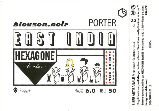 Etiquette BRASSERIE HEXAGONES & ALES 07