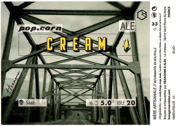 Etiquette BRASSERIE HEXAGONES & ALES 08