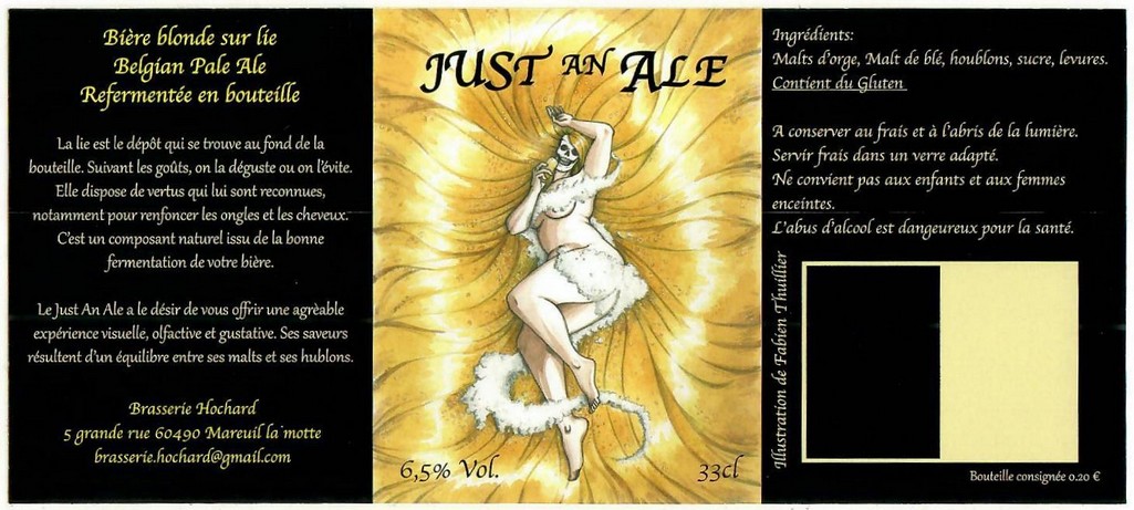 Etiquette BRASSERIE HOCHARD 01