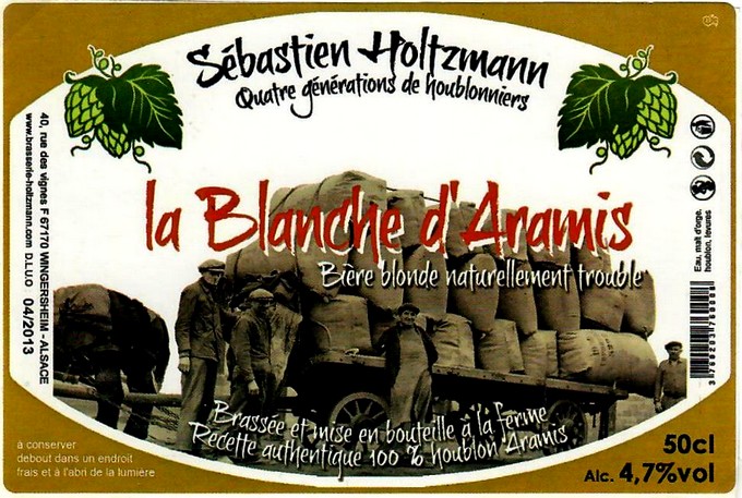 etiquette BRASSERIE HOLTZMANN 01