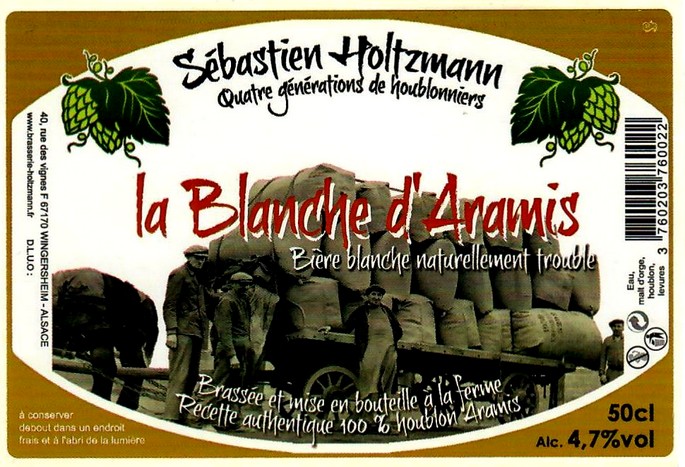 Etiquette BRASSERIE HOLTZMANN 06