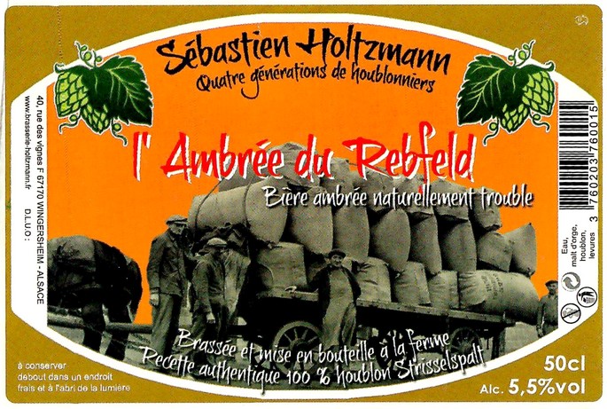 Etiquette BRASSERIE HOLTZMANN 07